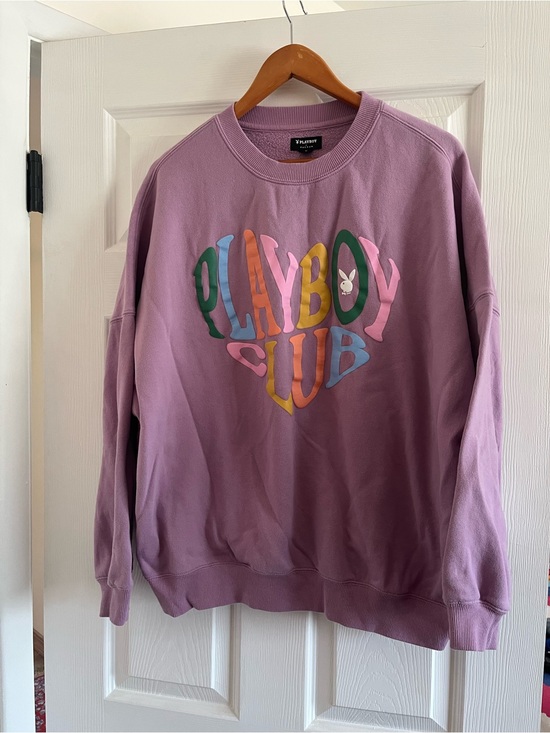PLAYBOY Sweaters - PLAYBOY • Lavender Crewneck Sweatshirt